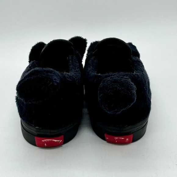Toddler Vans Black Cat Slip-on V Sneaker Shoe Size 9 KIDS - Picture 6 of 8